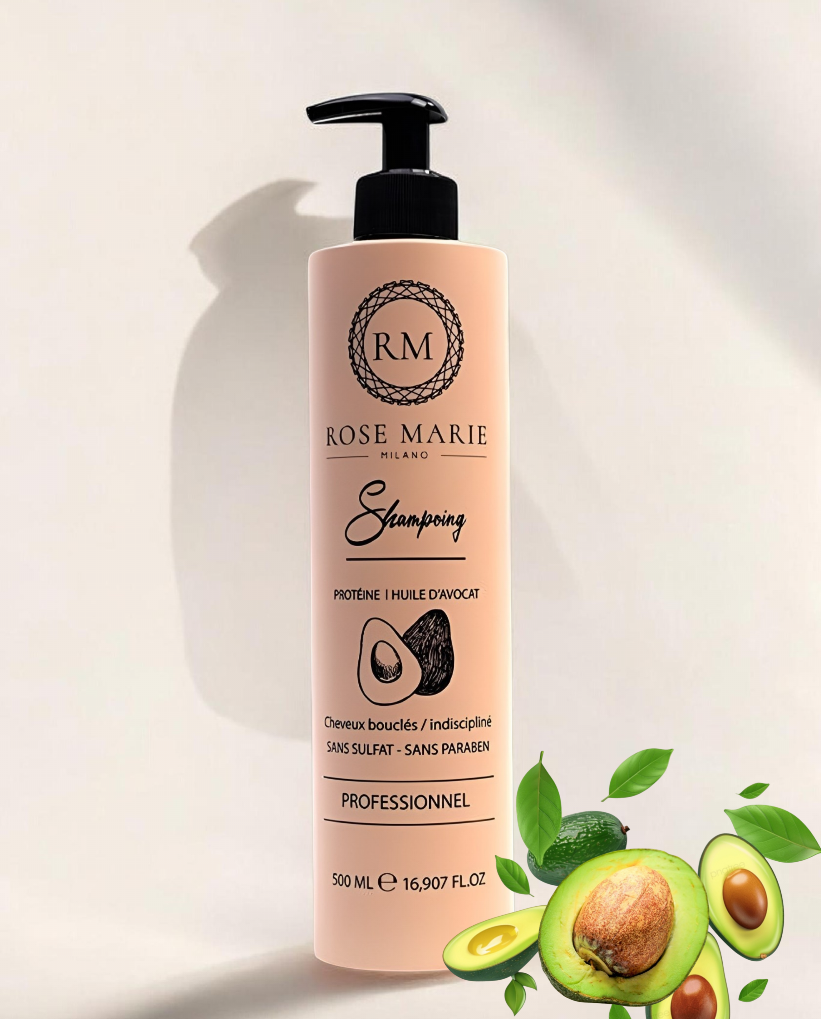 Shampoing protéine et l’huile d’Avocat
