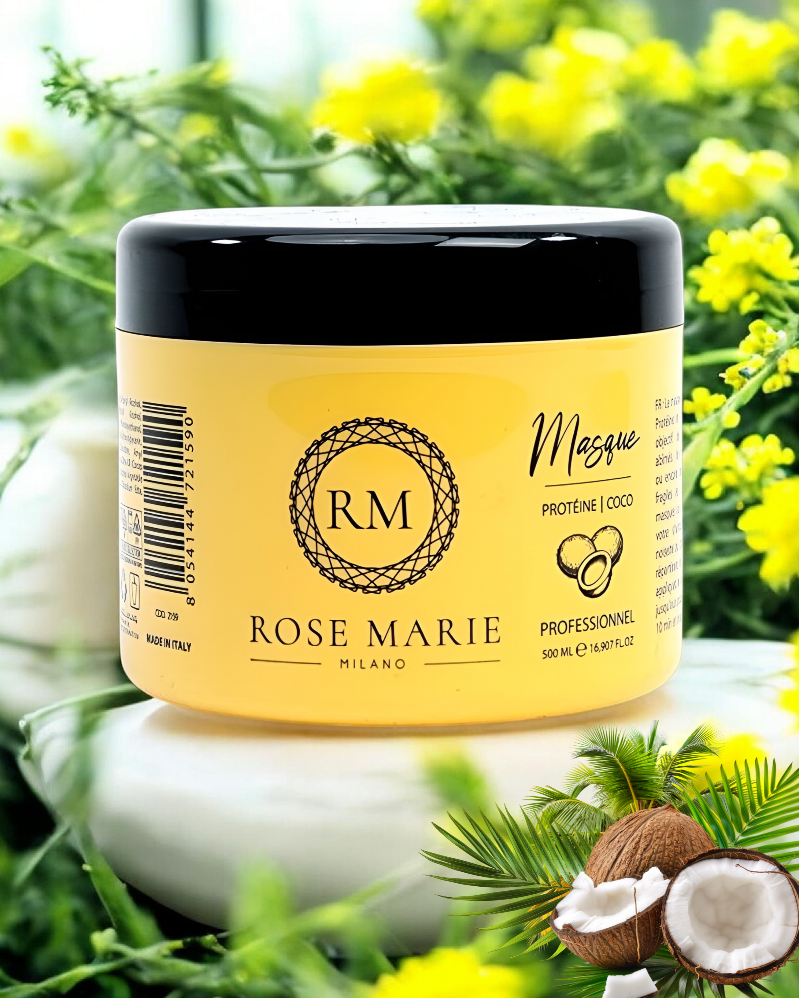 Masque Protéine et l'Huile de Coco
