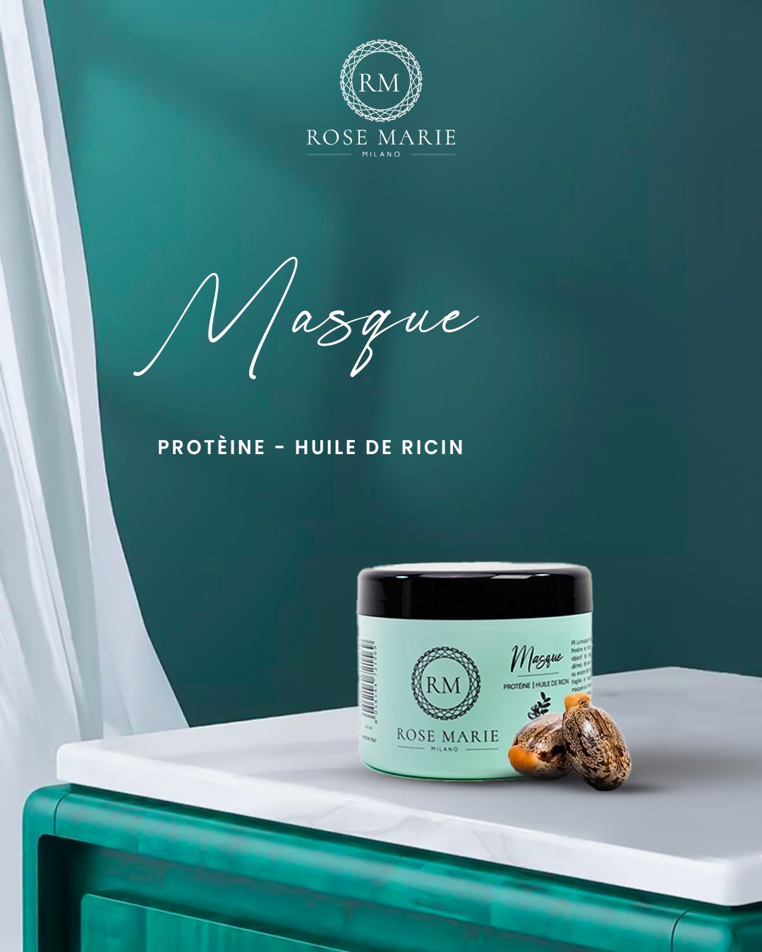 Masque Protéine et Huile de Ricin