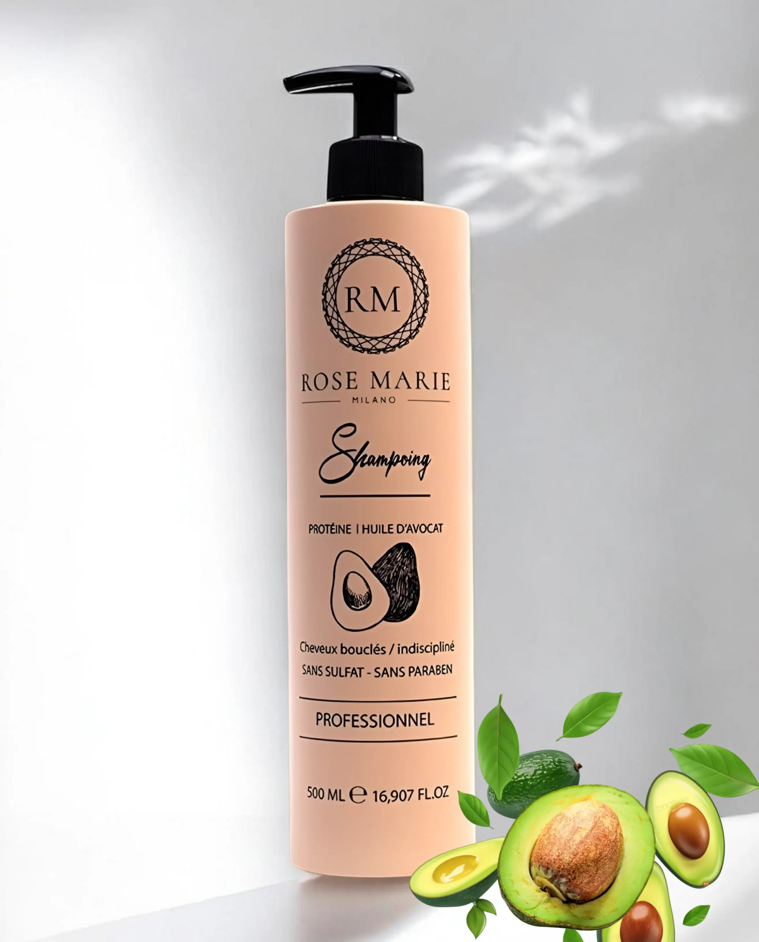 Shampoing protéine et l’huile d’Avocat