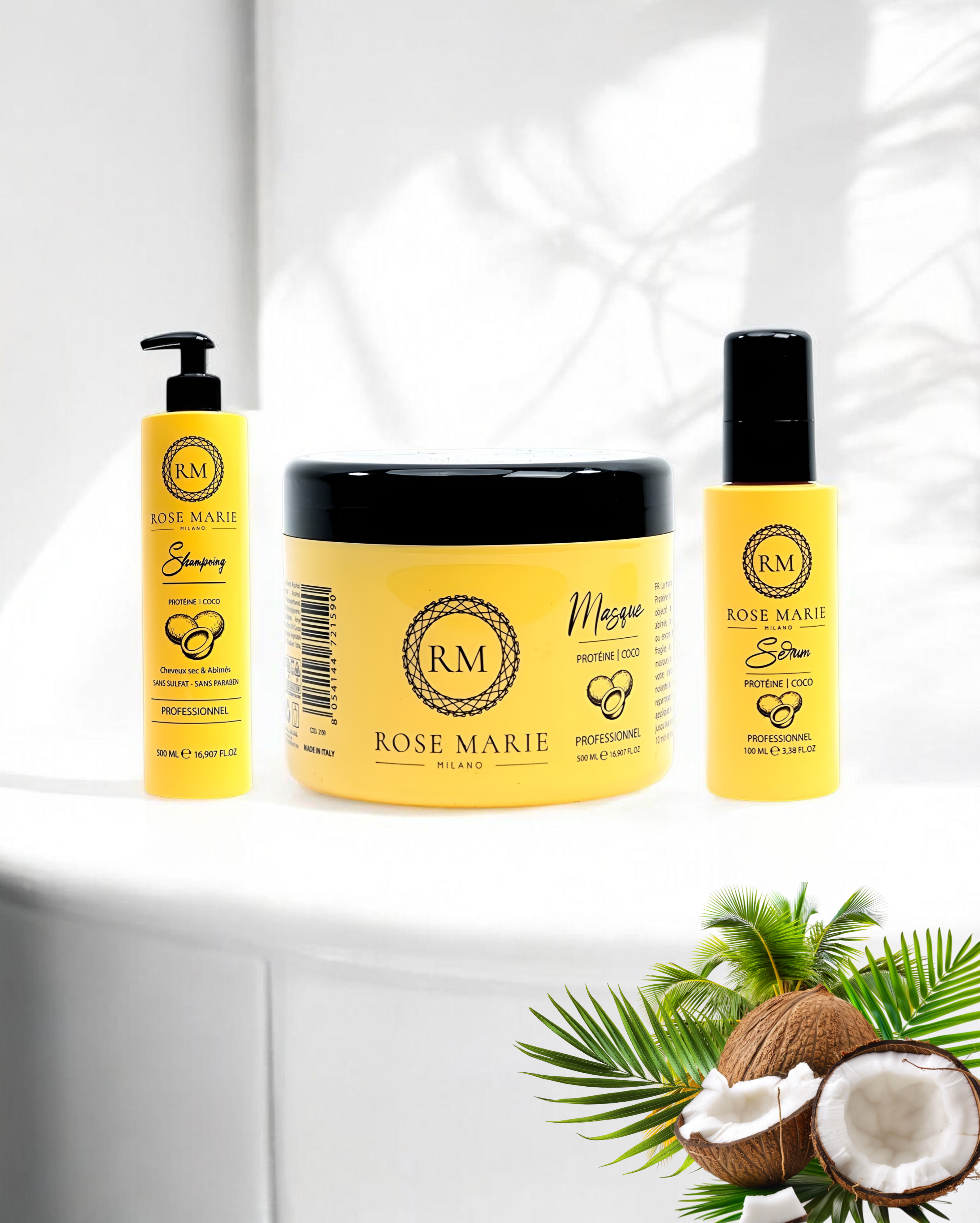 Pack Trio protéine et l'Huile de Coco