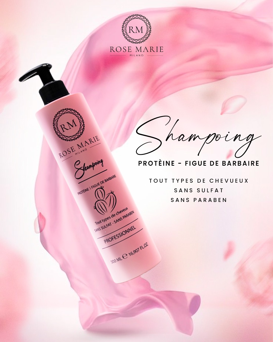 shampoing  Protéine et l'Huile de Figue de Barbarie