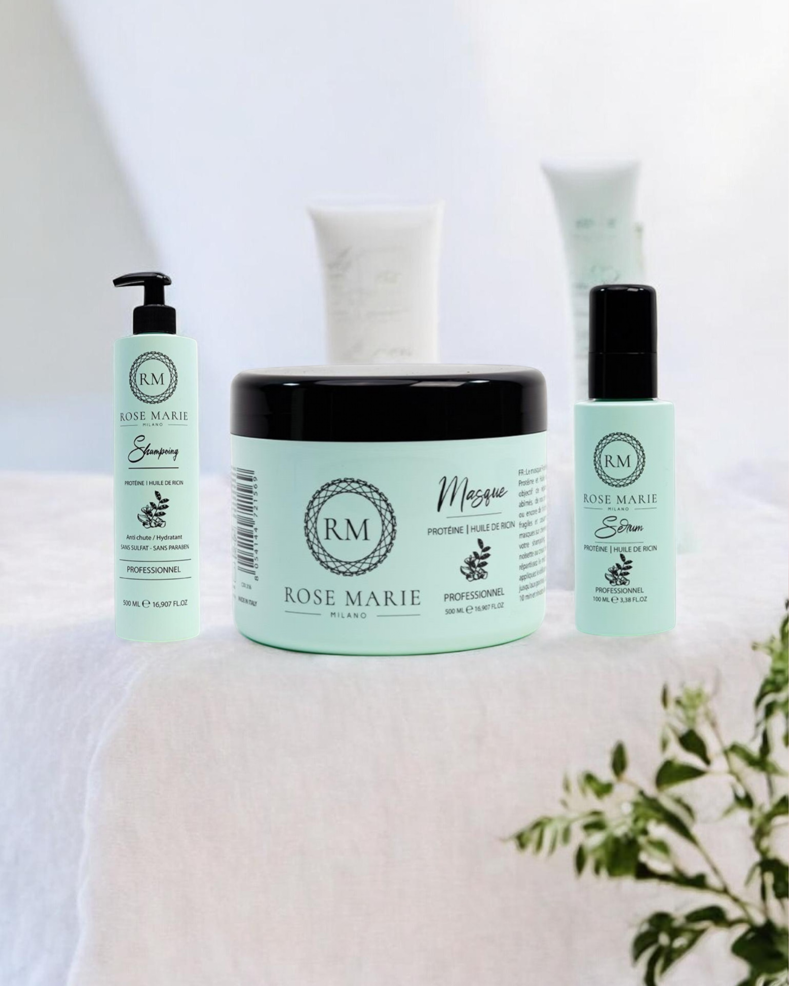 Pack Trio protéines et à l'huile de ricin